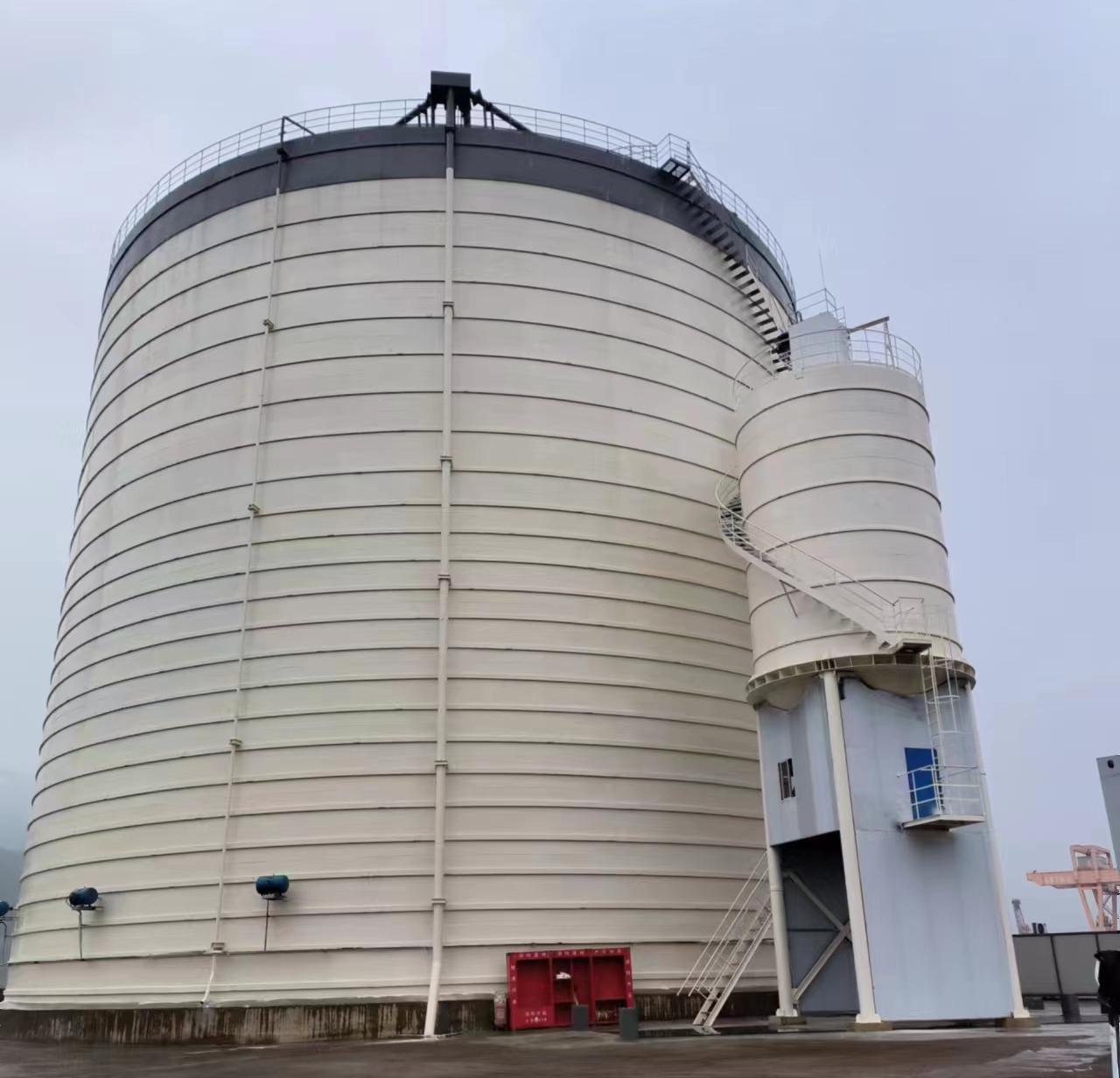 乐至10万吨水泥钢板库