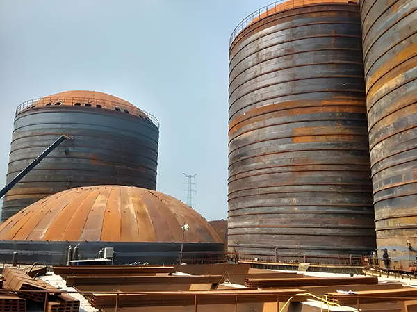 乐至焦粉钢板仓